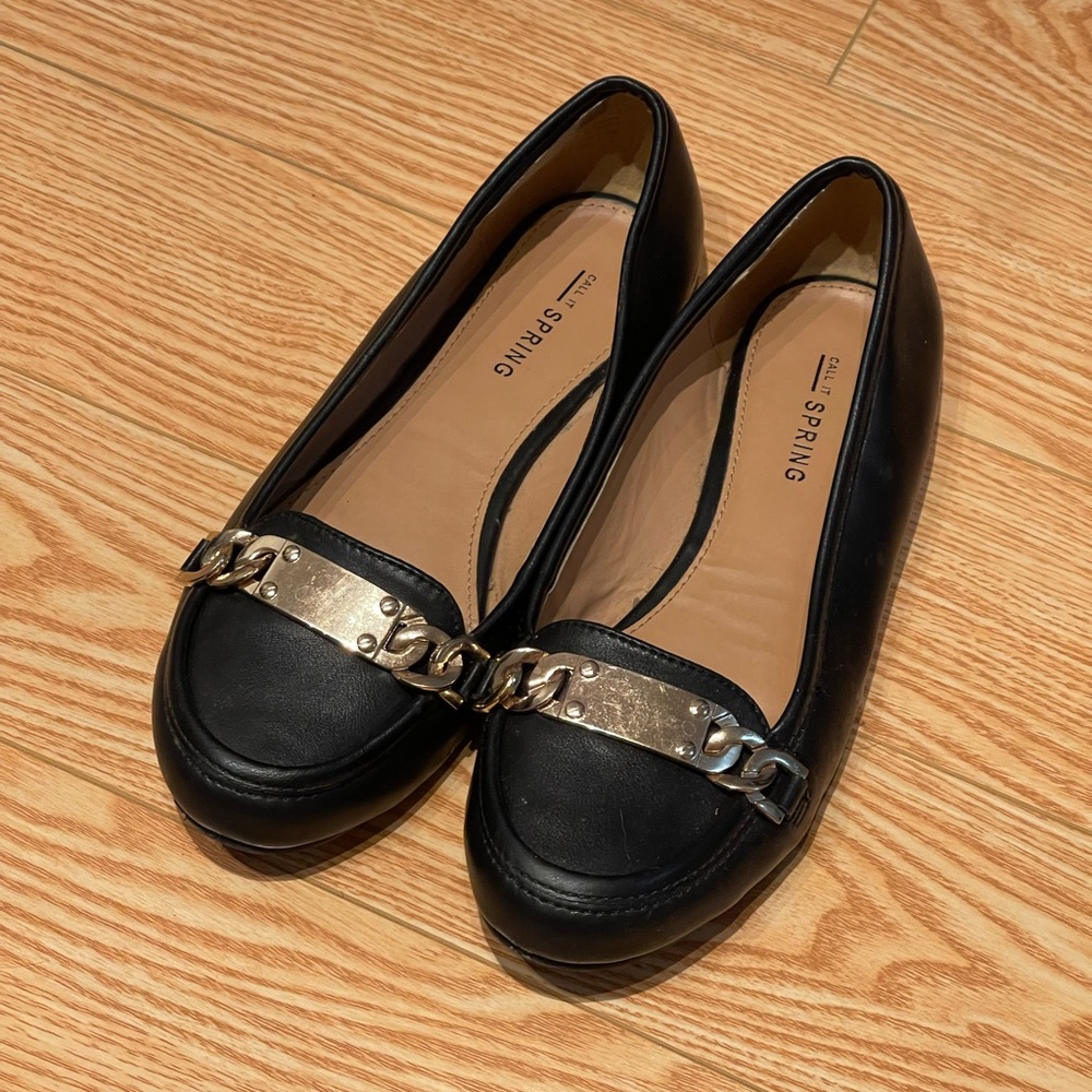 Call it Spring Flat Loafers, Size 6